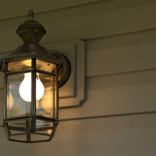 Outdoor lighting installation in Asheville, NC
